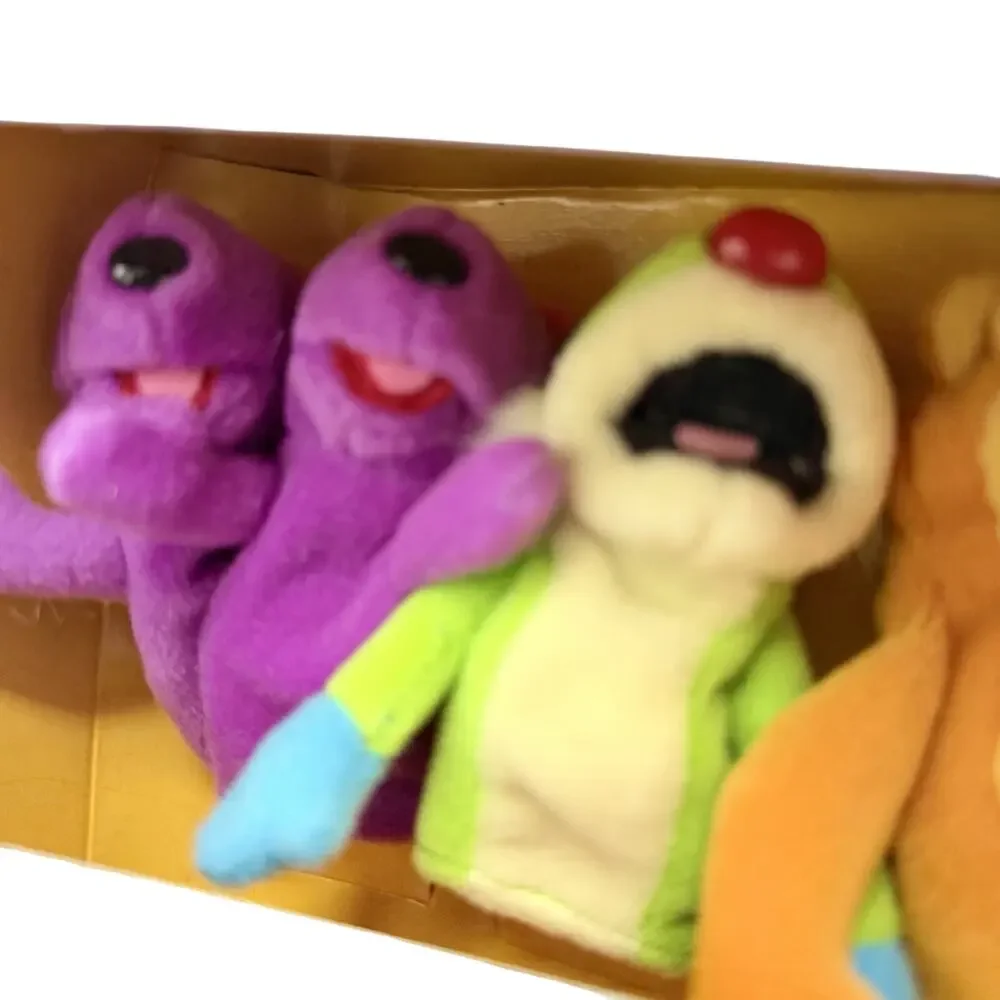 Vintage Bear in the Big Blue House Finger Puppet Gift Set NEW NOS Applause 32902